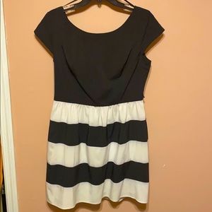 A black and white dress perfect for an event!
